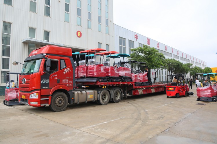 China Coal Group Exported A Batch Of Multi-Model Excavators To Singapore
